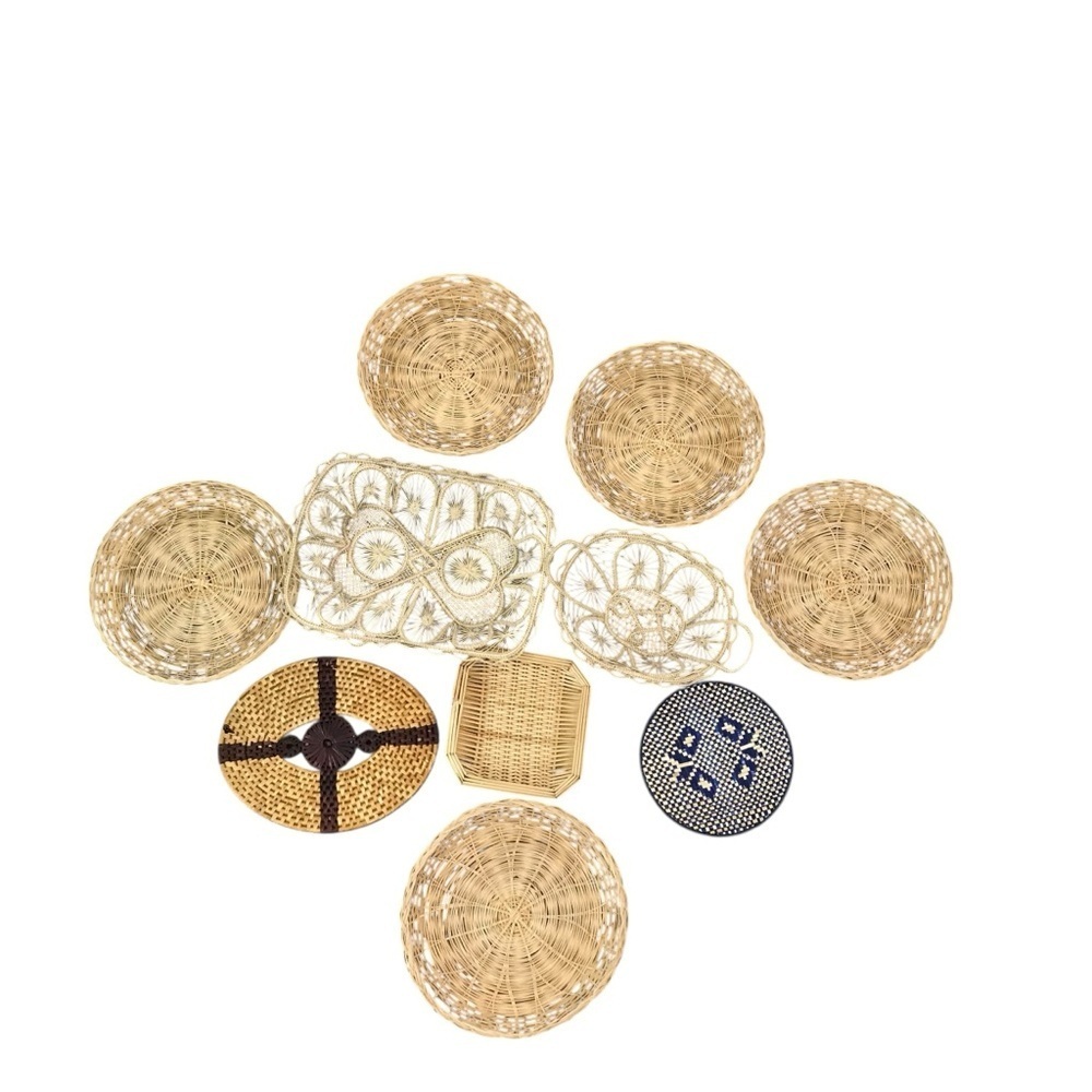Handcrafted Woven Basket Collection - Natural and Brown